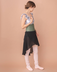 Leotard『Royal Princess(white × khaki)』