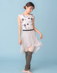 Leotard No Sleeve『Rose(white)』