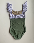 Leotard『Royal Princess(white × khaki)』
