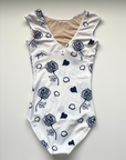 Leotard No Sleeve『Rose(white)』