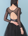 Leotard Long Sleeve『Rose(black)』
