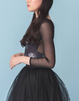 Leotard Long Sleeve『Rose(black)』