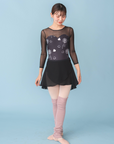 Leotard Long Sleeve『Rose(black)』