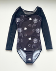 Leotard Long Sleeve『Rose(black)』