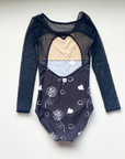 Leotard Long Sleeve『Rose(black)』