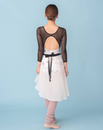 【人気アイテム】Leotard Long Sleeve『Rose(white)』