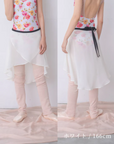 Wrap Skirt Long(off white,light gray,pink,black,navy)