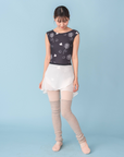 Leotard No Sleeve『Rose(black )』