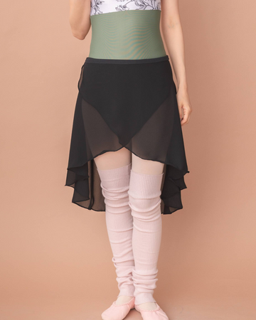 Wrap Skirt Long（off white,light gray,pink,black,navy）